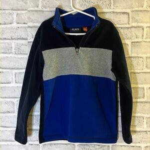 4/$20 CHILDRENS PLACE Boys Fleece Pullover 1/4 Zip Size 5/6 Youth Child S Small